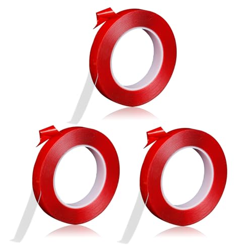 Doppelseitiges Klebeband mit hoher Schnittfestigkeit und hoher und niedriger Temperatur,Doppelseitiges Klebeband Transparent,Folienklebeband sehr dünn und extrem stark klebend,Acryl-Top, transparent Doppelseitiges Klebeband mit hoher Schnittfestigkeit und hoher und niedriger Temperatur,Doppelseitiges Klebeband Transparent,Folienklebeband sehr dünn und extrem stark klebend,Acryl-Top, transparent von YzmrBdqc