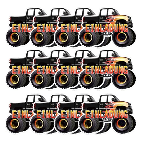 YzmrBdqc Monster Truck Einladung,Monster Auto Truck Einladungen,12 Einladungskarten Kindergeburtstag Monster Truck,Truck Geburtstagseinladungen Jungen,Geburtstagseinladungen für Themed Party YzmrBdqc Monster Truck Einladung,Monster Auto Truck Einladungen,12 Einladungskarten Kindergeburtstag Monster Truck,Truck Geburtstagseinladungen Jungen,Geburtstagseinladungen für Themed Party von YzmrBdqc