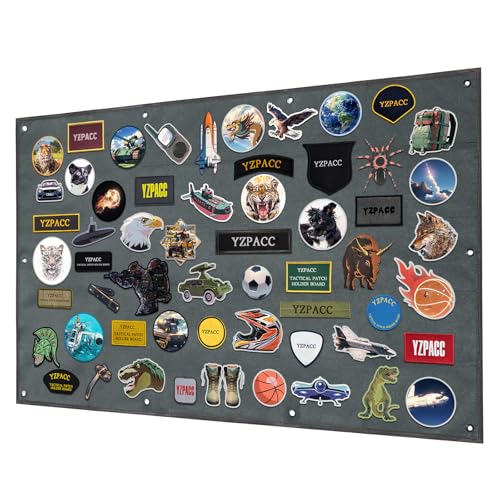 Yzpacc Kletttafel Patches KlettTaktische Patch Display Tafel, Haken & Schlaufe, faltbar, Kampf Moral,für Militär Patch Aufhängung von Yzpacc