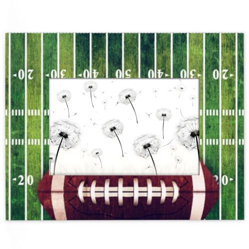 Yzrwebo American Football Bilderrahmen, 10,2 x 15,2 cm, horizontal, Tischdisplay oder Wandmontage, Holz-Bilderrahmen für Fotos, Geschenk, Heimbüro-Dekor Yzrwebo American Football Bilderrahmen, 10,2 x 15,2 cm, horizontal, Tischdisplay oder Wandmontage, Holz-Bilderrahmen für Fotos, Geschenk, Heimbüro-Dekor von Yzrwebo