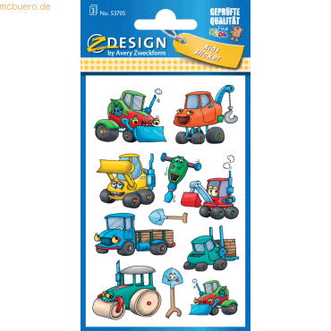 10 x Z-Design Sticker 76x120mm Papier 3 Bogen Motiv Baumaschinen 10 x Z-Design Sticker 76x120mm Papier 3 Bogen Motiv Baumaschinen von Z-Design