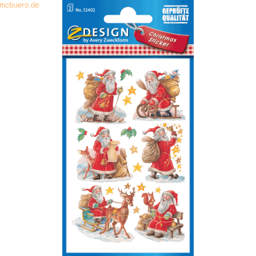 10 x Z-Design Sticker Papier 76x120mm 2 Bogen Motiv Nikloaus 10 x Z-Design Sticker Papier 76x120mm 2 Bogen Motiv Nikloaus von Z-Design
