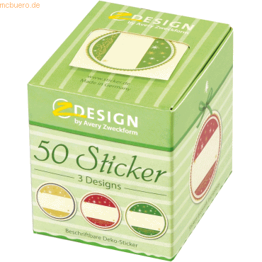 Z-Design Sticker auf Rolle Motiv Geschenkbeschriftung rund 38mm 3 Moti von Z-Design