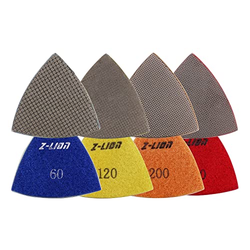 Z-Lion Diamant-Schleifpads für oszillierende Werkzeuge (4 Stück/Los) von Z-LION