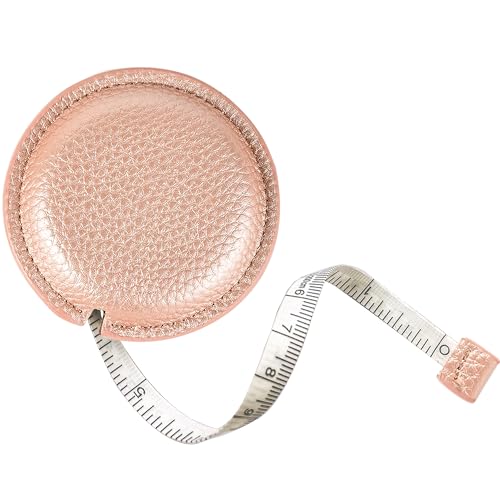 Maßband für Körpermessung, 2 m, einziehbares Maßband für Körpergewebe, Nähen, Schneidern, Stoff, Stricken, Handwerk, doppelseitig, rund, 1 Packung Maßband für Körpermessung, 2 m, einziehbares Maßband für Körpergewebe, Nähen, Schneidern, Stoff, Stricken, Handwerk, doppelseitig, rund, 1 Packung von Z