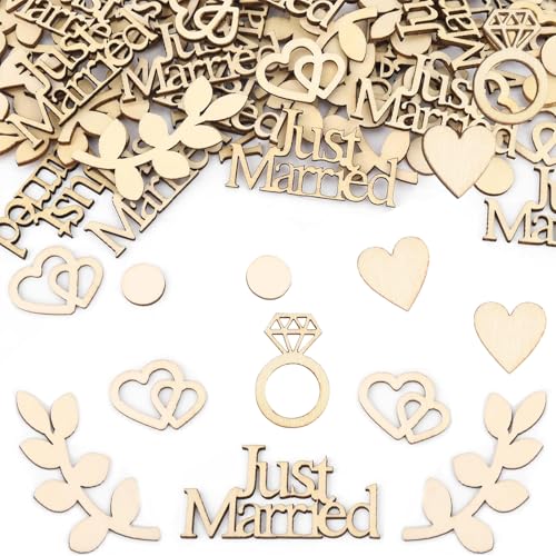 120 Stück Holz Konfetti Hochzeit Deko,Just Married Deko Hochzeit Tischdeko,Streudeko Holz Konfetti Hochzeitsdeko Tisch, Holzherzen Deko - 1.5-6.3cm Babyparty 120 Stück Holz Konfetti Hochzeit Deko,Just Married Deko Hochzeit Tischdeko,Streudeko Holz Konfetti Hochzeitsdeko Tisch, Holzherzen Deko - 1.5-6.3cm Babyparty von ZABARE