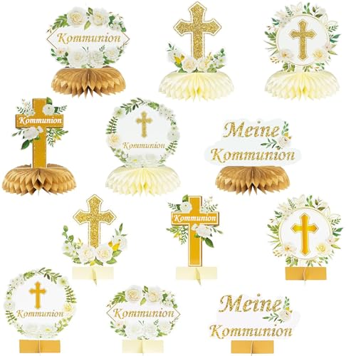 ZABARE Tischdeko Bienenwabe Mittelstücke Dekoration Kinder für Geburtstagsparty Mottoparty Kindergeburtstag Party Partyzubehör Kinderparty (Kommunion) von ZABARE