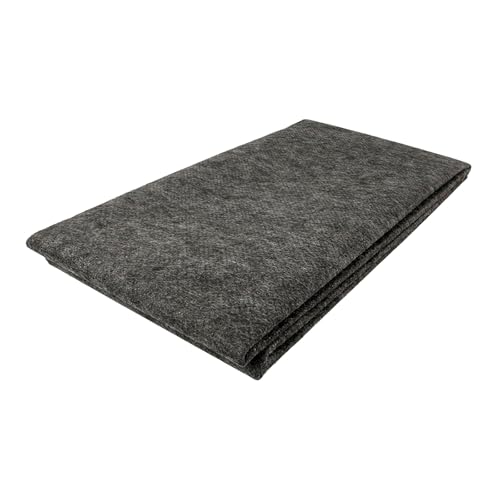 ZADAWERK® Bügelvlies - 40+18 g/m² - Grau - 90 x 100 cm - Vlies einseitig - mittel - nähen - Stoffe - aufbügeln - Handarbeiten unsichtbar verstärken - mit Anleitung von ZADAWERK