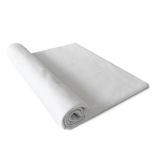 ZADAWERK® Volumenvlies - 150 g/m² - 1x2 m - Weiß - Bügelvlies - nähen - Baby-Decke - Patchwork von ZADAWERK