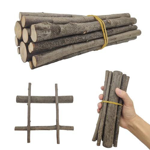 ZAHD14 Stück Holzstäbchen zum Basteln Zweige Handwerk Sticks Natürliche Holzsticks Holz Sticks DIY Holzstab Holzstäbe Zum Basteln Holzstäbe rund natur DIY Handwerk für Kunsthandwerk von ZAHD