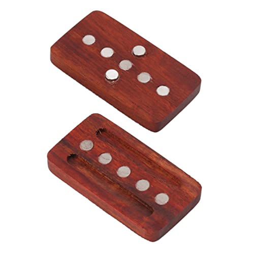 ZAICOLER Fidget Slider, Rotes Holz, Fingerspitze, Fidget Slider Spielzeug, Push Fidget Slider Magnet Fidget für Büro und Zuhause (Limitierte Sonnenblume) von ZAICOLER