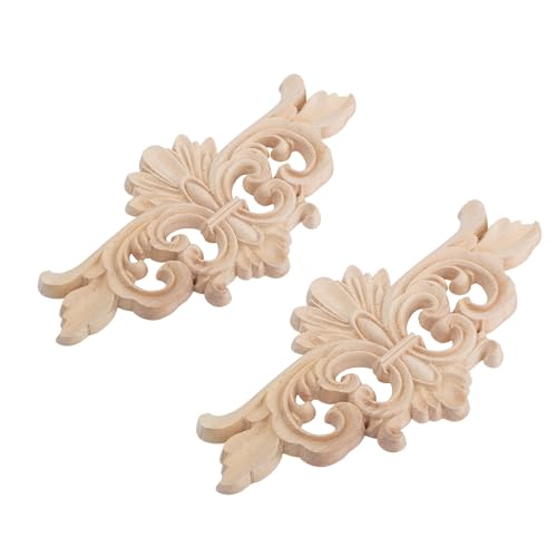 Holzapplikationen, Holzmaterial mit Einem Modernen Stil Vintage Möbel Victorian Decoring für die Heimdekoration (16 * 7,5 cm) von ZAICOLER