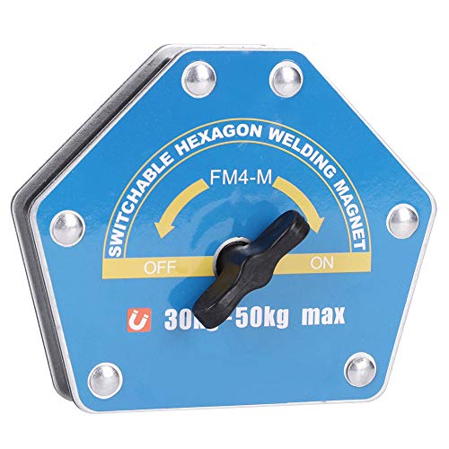 Magnetische Schweißklemme, Magnetschweiß-Locator Schaltbare Schweißmagnete und Klemmenschweißmagnete Schaltbarer Magnet Hex Starker Mehrwinkelsaugung 30-50 Kg von ZAICOLER
