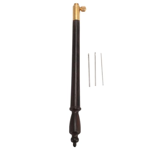 Perlenstickerei-Set, Französische Stickerei, Häkelnadel, Holzgriff, Tambour-Haken, Werkzeugset, Stanznadel-Set, Tambour-Haken mit 3 Nadeln Zum Nähen, Perlen, Basteln von ZAICOLER