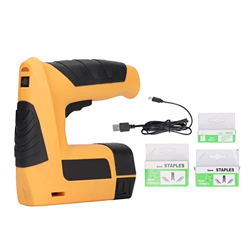 ZAICOLER Elektrische Heftpistole, ABS Tragbare Kabellose Nagelpistole Elektrischer Stapler Leicht zu Bedienen für Nagel ZAICOLER Elektrische Heftpistole, ABS Tragbare Kabellose Nagelpistole Elektrischer Stapler Leicht zu Bedienen für Nagel von ZAICOLER