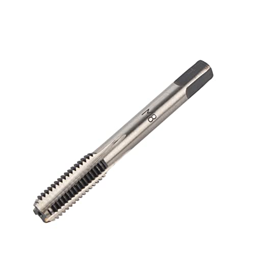 ZAICOLER HSS -Tap, M2 M4 M6 M8 10 PCS Kohlenstoffstahl Metrisch Handhähnen Tap Hand Unter Unten (M8 (Kopfangriff + zweiter Angriff) 5 Zahlungen) von ZAICOLER