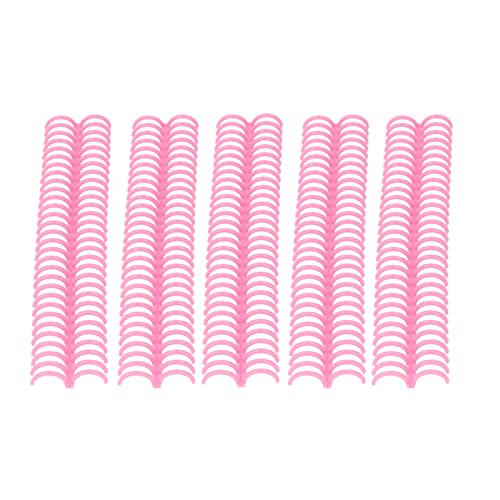 ZAICOLER Kunststoffbindungskämme, 10 Stcs 30 Löcher, 22 Mm Innendurchmesser Spiralbindungsspulen Lose Blattbindung Wirbelsäule für Heim und Schule (PINK) von ZAICOLER