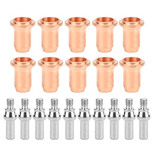ZAICOLER Plasmaschneiderspitzen, 10 Stcs Plasmaschneider Zubehör Plasmadüsenkupfer für PT60 Plasma -Taschenlampe ZAICOLER Plasmaschneiderspitzen, 10 Stcs Plasmaschneider Zubehör Plasmadüsenkupfer für PT60 Plasma -Taschenlampe von ZAICOLER