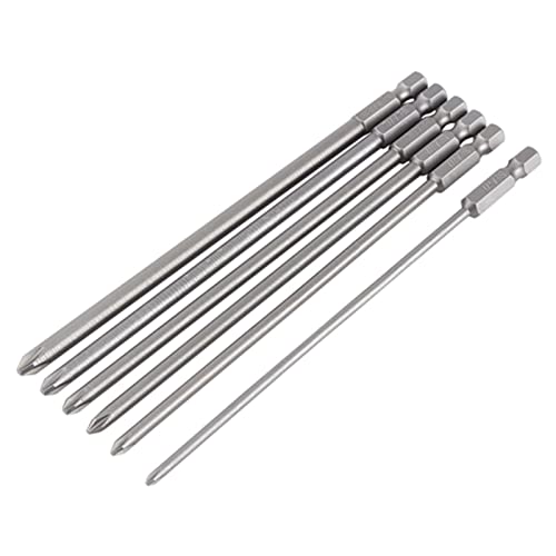 ZAICOLER Schraubendreher -Bit Eingestellt, 6pcs Stahlbohrer -Bit Eingestellt Hochmagnetische Schraubendreherbohrmaschine Bit Einfache Installation für Schraubendreher, Elektrische von ZAICOLER
