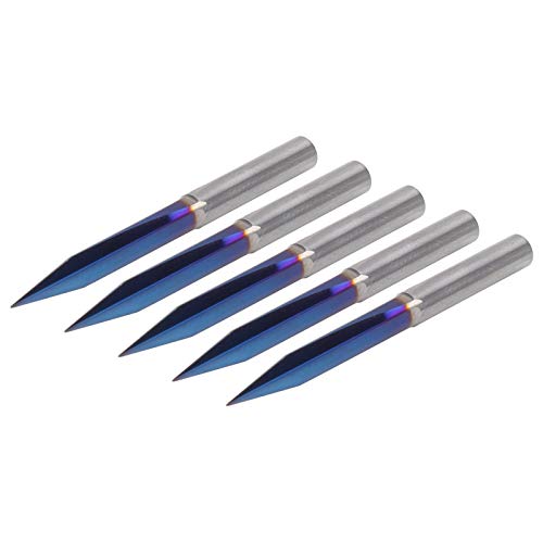ZAICOLER V Groove Router Bit, 5pcs CNC Gravur Bits CNC Router Bit Wolframstahl Zum Gravieren und Schnitzen ZAICOLER V Groove Router Bit, 5pcs CNC Gravur Bits CNC Router Bit Wolframstahl Zum Gravieren und Schnitzen von ZAICOLER