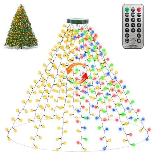ZAIYW Lichterkette Weihnachtsbaum mit Stecker, 2.5M 16 Stränge 400 LEDs Warmweiß & Bunt Christbaumbeleuchtung mit Ring Timer, Wasserdicht Weihnachtsbeleuchtung für Weihnachtsdeko Außen Innen ZAIYW Lichterkette Weihnachtsbaum mit Stecker, 2.5M 16 Stränge 400 LEDs Warmweiß & Bunt Christbaumbeleuchtung mit Ring Timer, Wasserdicht Weihnachtsbeleuchtung für Weihnachtsdeko Außen Innen von ZAIYW