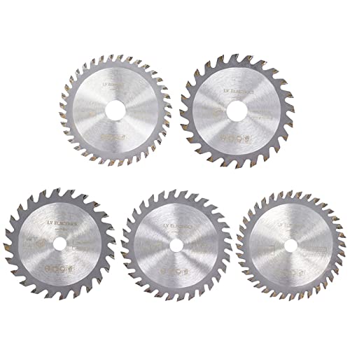 ZAJYZZF 1 Stück 85 mm 24 Zähne TCT-Kreissägeblatt-Radscheiben for Holzschneiden 110 mm 120 mm Hartmetall-Trennscheibe Holzbearbeitungs-Sägeblatt, 110 x 1,6 x 20 x 40 Zähne(85x15x24T) von ZAJYZZF