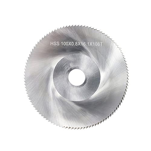 ZAJYZZF 1 Stück Durchmesser 100 mm Zähne 108 Z Schnellarbeitsstahl-Sägeblatt Holzbearbeitungs-Sägeblatt Metallschneiden Schlitzsägeblatt ZAJYZZF 1 Stück Durchmesser 100 mm Zähne 108 Z Schnellarbeitsstahl-Sägeblatt Holzbearbeitungs-Sägeblatt Metallschneiden Schlitzsägeblatt von ZAJYZZF