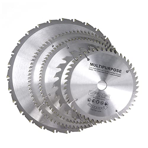 ZAJYZZF 1 Stück Durchmesser 160 165 185 mm TCT-Kreissägeblatt for Holz Kunststoff Acryl Holzsägeblatt 24T 48 60T 80T Trennscheibe, 165x20x40T(165x20x60T) von ZAJYZZF