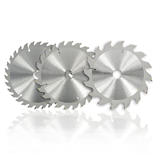 ZAJYZZF 1 Stück Holzkreissägeblatt Durchmesser 150 mm Holzblatt 16 24 30 Zähne TCT-Sägeblatt Hartmetallbestücktes Trennscheiben-Sägeblatt, 150 x 20 x 16 Zähne(150x20x24T) von ZAJYZZF
