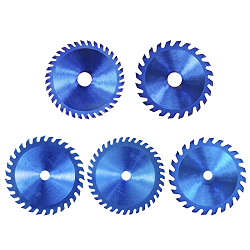 ZAJYZZF 1pc 85mm Sägeblatt for Holz 24/30/36T Blau Beschichtet Mini Kreissäge 85x10/15mm Hartmetall Trennscheibe TCT Sägeblatt, 85x15x36T(85x10x30T) von ZAJYZZF
