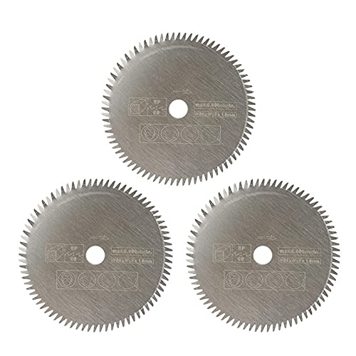 ZAJYZZF 85 mm Schneidwerkzeug-Sägeblätter for Elektrowerkzeuge, Kreissägeblatt for Holz, HSS-Sägeblatt, Fräser, kreisförmiges Mini-Sägeblatt, 3 Stück, 85 x 15 Diamant(3PCS 85x10 HSS) von ZAJYZZF