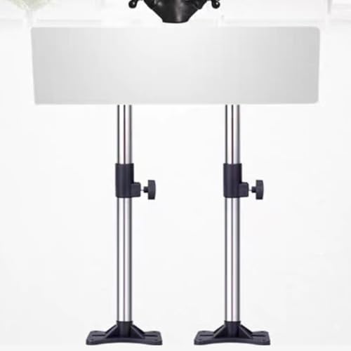 ZAJYZZF Teleskop-Stützhalterungen for Unterbauwaschbecken, verstellbare Küchenspülenbeine, bohrfreie Stützstangen, Möbelbeine aus Edelstahl for das Badezimmer(2*Height 26.5-41 cm(10.4"-16")) von ZAJYZZF