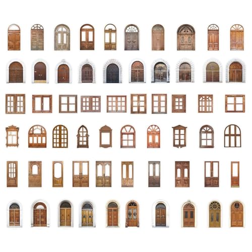 ZAKHSE Scrapbook Stickers, 120 Stück Fenster und Türen Aufkleber, Ausgehöhlt Fensterbank Tür Dekorative Aufkleber, Fensterrahmen Papier Karten Sticker, DIY Album Dekor Journaling Scrapbooking Zubehör ZAKHSE Scrapbook Stickers, 120 Stück Fenster und Türen Aufkleber, Ausgehöhlt Fensterbank Tür Dekorative Aufkleber, Fensterrahmen Papier Karten Sticker, DIY Album Dekor Journaling Scrapbooking Zubehör von ZAKHSE