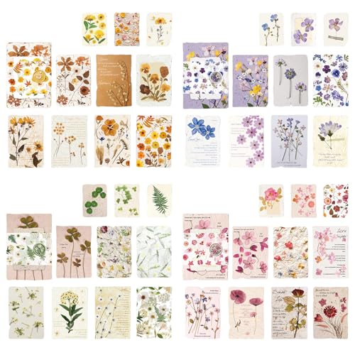 ZAKHSE Scrapbook Zubehör, 120 Blatt Geprägte Pflanzen Blume Muster Scrapbooking Papier, Vintage Bastelpapier Leichtes Spezialpapier Textur Dekorpapier für Fotoalbum Karten Journaling, 40 Designs ZAKHSE Scrapbook Zubehör, 120 Blatt Geprägte Pflanzen Blume Muster Scrapbooking Papier, Vintage Bastelpapier Leichtes Spezialpapier Textur Dekorpapier für Fotoalbum Karten Journaling, 40 Designs von ZAKHSE