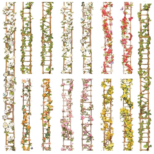 ZAKHSE Washi Tape, 6 Rollen Garten Blumentreppe Daisies Washi Tape Set, Landschaft Klebeband Bunt 40mm Dekoband Transparent PET Dekorative Aufkleber für DIY Handwerk Scrapbook Journaling Zubehör ZAKHSE Washi Tape, 6 Rollen Garten Blumentreppe Daisies Washi Tape Set, Landschaft Klebeband Bunt 40mm Dekoband Transparent PET Dekorative Aufkleber für DIY Handwerk Scrapbook Journaling Zubehör von ZAKHSE