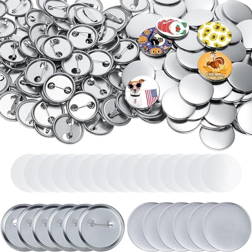 ZALHIN 100 Stück Buttonrohlinge 58mm, Leere Schaltfläche Abzeichen Button Abzeichen Teile Set für DIY Kunsthandwerk Supplies Geschenke, Geschenke und Souvenirs ZALHIN 100 Stück Buttonrohlinge 58mm, Leere Schaltfläche Abzeichen Button Abzeichen Teile Set für DIY Kunsthandwerk Supplies Geschenke, Geschenke und Souvenirs von ZALHIN