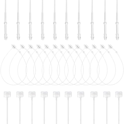 ZALHIN 2000 Stück Sicherheitsfäden, Transparent Loop Pins Loop Lock Fäden Sicherheitsfäden Hängeetiketten Preisschild für Etiketten Loop Preisschild Kleidung Preisträger ZALHIN 2000 Stück Sicherheitsfäden, Transparent Loop Pins Loop Lock Fäden Sicherheitsfäden Hängeetiketten Preisschild für Etiketten Loop Preisschild Kleidung Preisträger von ZALHIN