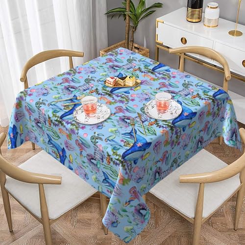 54X54 Zoll Tischdecke, Unverzichtbar für Brunch-Treffen, Fleckenabweisende Oberfläche, Tiefe Farbbeständigkeit, Schnell Zu Reinigen Colorful 137X137 54X54 Zoll Tischdecke, Unverzichtbar für Brunch-Treffen, Fleckenabweisende Oberfläche, Tiefe Farbbeständigkeit, Schnell Zu Reinigen Colorful 137X137 von ZALXOZYL