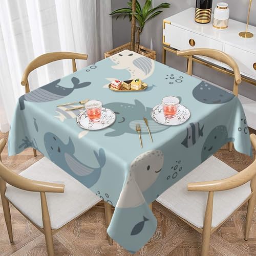 60 X 60 Zoll Große Quadratische Tischdecke, Langlebige Partydekoration für Hochzeiten und Brunches, Leuchtendes, Auslaufsicheres Material, Schnell Abwischbar, Reißfest Colorful 137X137 60 X 60 Zoll Große Quadratische Tischdecke, Langlebige Partydekoration für Hochzeiten und Brunches, Leuchtendes, Auslaufsicheres Material, Schnell Abwischbar, Reißfest Colorful 137X137 von ZALXOZYL