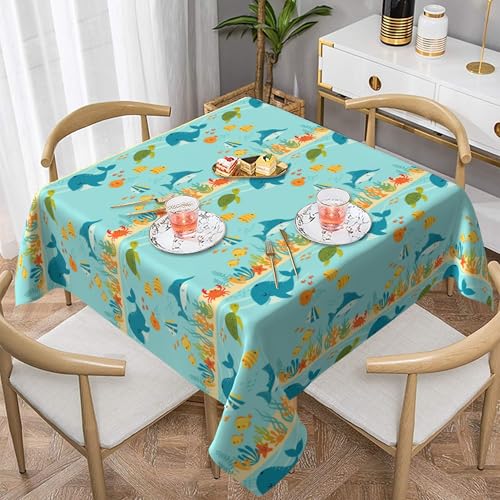 60 Zoll Große Quadratische Tischdecke, All-Occasion Defender, Fettschutzsystem, Schattenhaltetechnologie, Zum Aufbewahren Zusammenfaltbar 1 137X137 60 Zoll Große Quadratische Tischdecke, All-Occasion Defender, Fettschutzsystem, Schattenhaltetechnologie, Zum Aufbewahren Zusammenfaltbar 1 137X137 von ZALXOZYL