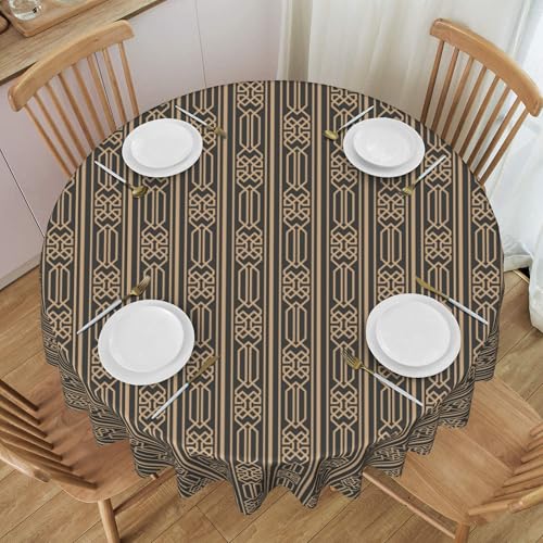 60 Zoll Runder Tisch Leinen Polyester Ölbeständig Wasserdicht Knitterfrei für Esszimmer Dekor Hochzeitsfeier Muster G Tischdecke Abdeckung Multicolor Diameter 60In 60 Zoll Runder Tisch Leinen Polyester Ölbeständig Wasserdicht Knitterfrei für Esszimmer Dekor Hochzeitsfeier Muster G Tischdecke Abdeckung Multicolor Diameter 60In von ZALXOZYL