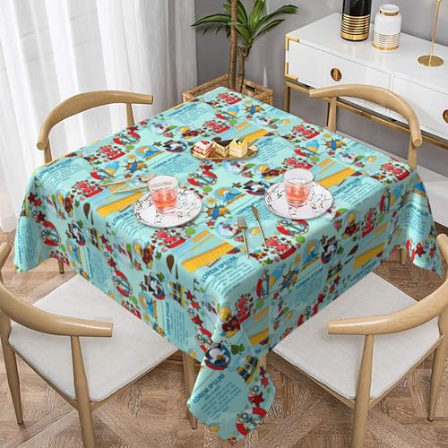 60X60 Zoll Quadratische Tischdecke, Event-Setup Cornerstone, Schmutzabweisende Oberfläche, Intensive Farbsättigung, Kompakt Zu Tragen Colorful 152X152 60X60 Zoll Quadratische Tischdecke, Event-Setup Cornerstone, Schmutzabweisende Oberfläche, Intensive Farbsättigung, Kompakt Zu Tragen Colorful 152X152 von ZALXOZYL