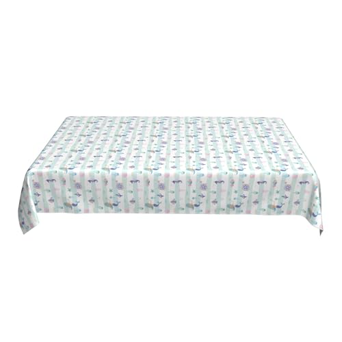 Elegante Abwischbare Tischdecke, 152 X 228 cm, Bedrucktes Musterdesign, Farbecht, Polyester, für Hochzeitsdekoration Colorful 90in Elegante Abwischbare Tischdecke, 152 X 228 cm, Bedrucktes Musterdesign, Farbecht, Polyester, für Hochzeitsdekoration Colorful 90in von ZALXOZYL