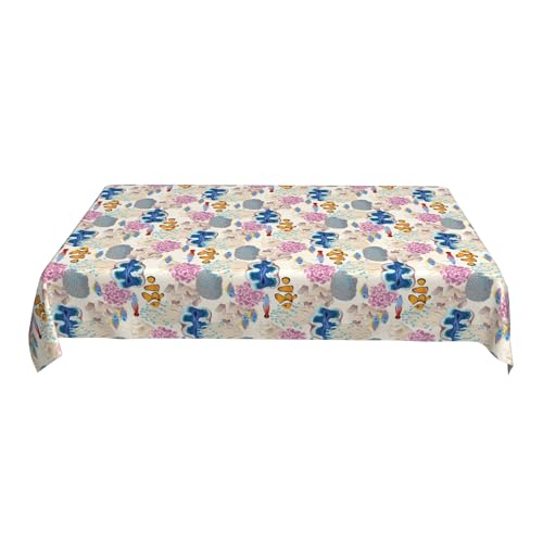 Homework Haven Tischdecke, 152,4 X 228,6 cm, Bedrucktes Muster, Radierfest, Wasserdicht, Lernzone Colorful 90in Homework Haven Tischdecke, 152,4 X 228,6 cm, Bedrucktes Muster, Radierfest, Wasserdicht, Lernzone Colorful 90in von ZALXOZYL