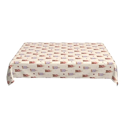 Party-Tischdecke, 152 X 228 cm, Polyester, Waschbar, Bedrucktes Muster – Wasserdicht, Rechteckige Dekoration für Buffet-Events Color One Size Party-Tischdecke, 152 X 228 cm, Polyester, Waschbar, Bedrucktes Muster – Wasserdicht, Rechteckige Dekoration für Buffet-Events Color One Size von ZALXOZYL