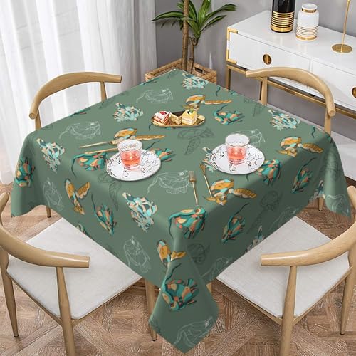 Quadratische Tischdecke 60X60 Zoll, Banketttauglich, Kratzfeste Unterseite, Garantiert Lichtbeständig, Flach Verpackbar 4 152X152 Quadratische Tischdecke 60X60 Zoll, Banketttauglich, Kratzfeste Unterseite, Garantiert Lichtbeständig, Flach Verpackbar 4 152X152 von ZALXOZYL