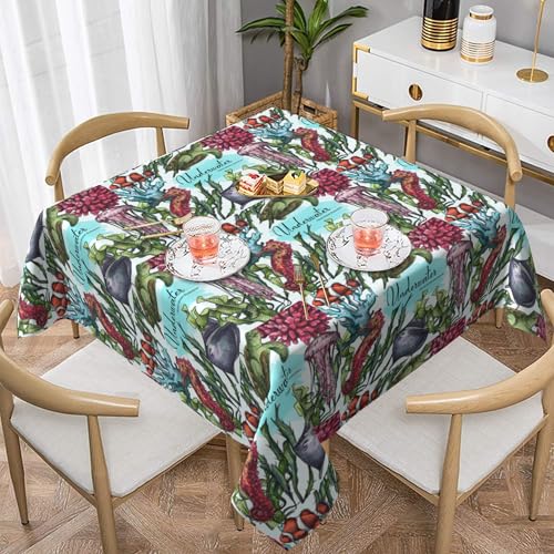 Quadratische Tischdecke 60X60 Zoll, Banketttauglich, Kratzfeste Unterseite, Garantiert Lichtbeständig, Flach Verpackbar 5 137X137 Quadratische Tischdecke 60X60 Zoll, Banketttauglich, Kratzfeste Unterseite, Garantiert Lichtbeständig, Flach Verpackbar 5 137X137 von ZALXOZYL