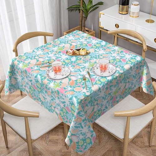 Quadratischer Einband 54 X 54 Zoll, Hohe Beanspruchung, Ölbeständige Oberfläche, Drucke In Hd-Klarheit, Knitterfreies Aufstellen Colorful 137X137 Quadratischer Einband 54 X 54 Zoll, Hohe Beanspruchung, Ölbeständige Oberfläche, Drucke In Hd-Klarheit, Knitterfreies Aufstellen Colorful 137X137 von ZALXOZYL