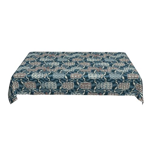 Rechteckige Mehrzweck-Tischdecke, 152 X 228 cm, Bedrucktes Musterdesign, Strapazierfähiges PVC für Werkbank Colorful 90in Rechteckige Mehrzweck-Tischdecke, 152 X 228 cm, Bedrucktes Musterdesign, Strapazierfähiges PVC für Werkbank Colorful 90in von ZALXOZYL