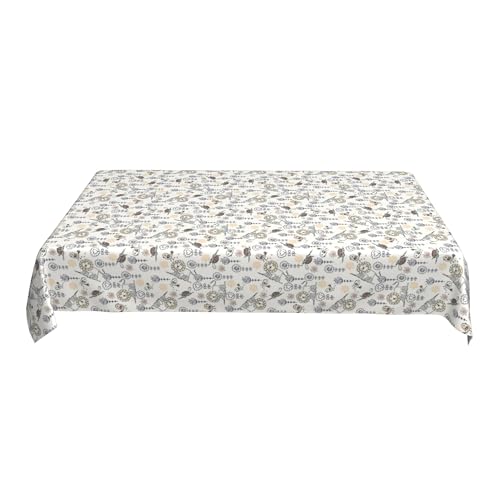Rechteckige Party-Tischdecke, 152,4 X 228,6 cm, Bedrucktes Muster, Überlaufschutz, Polyester, für Jubiläumsfeiern Colorful 90in Rechteckige Party-Tischdecke, 152,4 X 228,6 cm, Bedrucktes Muster, Überlaufschutz, Polyester, für Jubiläumsfeiern Colorful 90in von ZALXOZYL